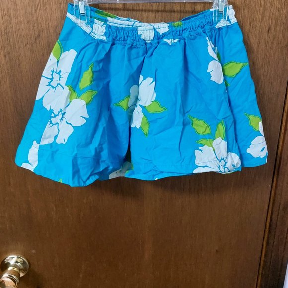 NWOT Hollister Skirt Blue Floral Hawaiian Y2K Size Small Abercrombie - Picture 2 of 4